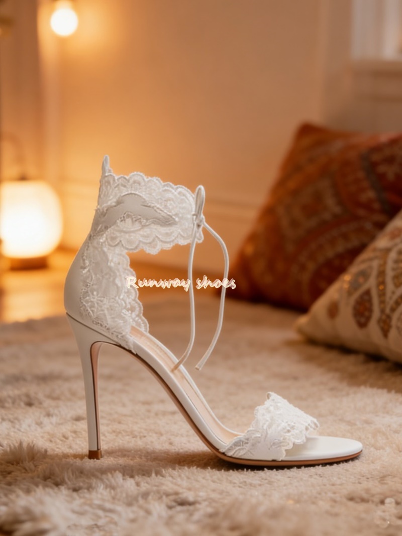 Wedding Fx - Lace Fabric Lace Single Buckle Strap