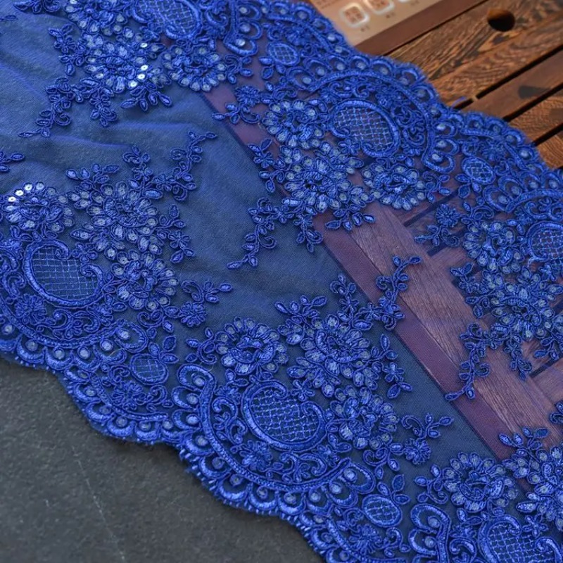 Table Runner Sequin - High Quality Multicolor Sequins Lace Fabric