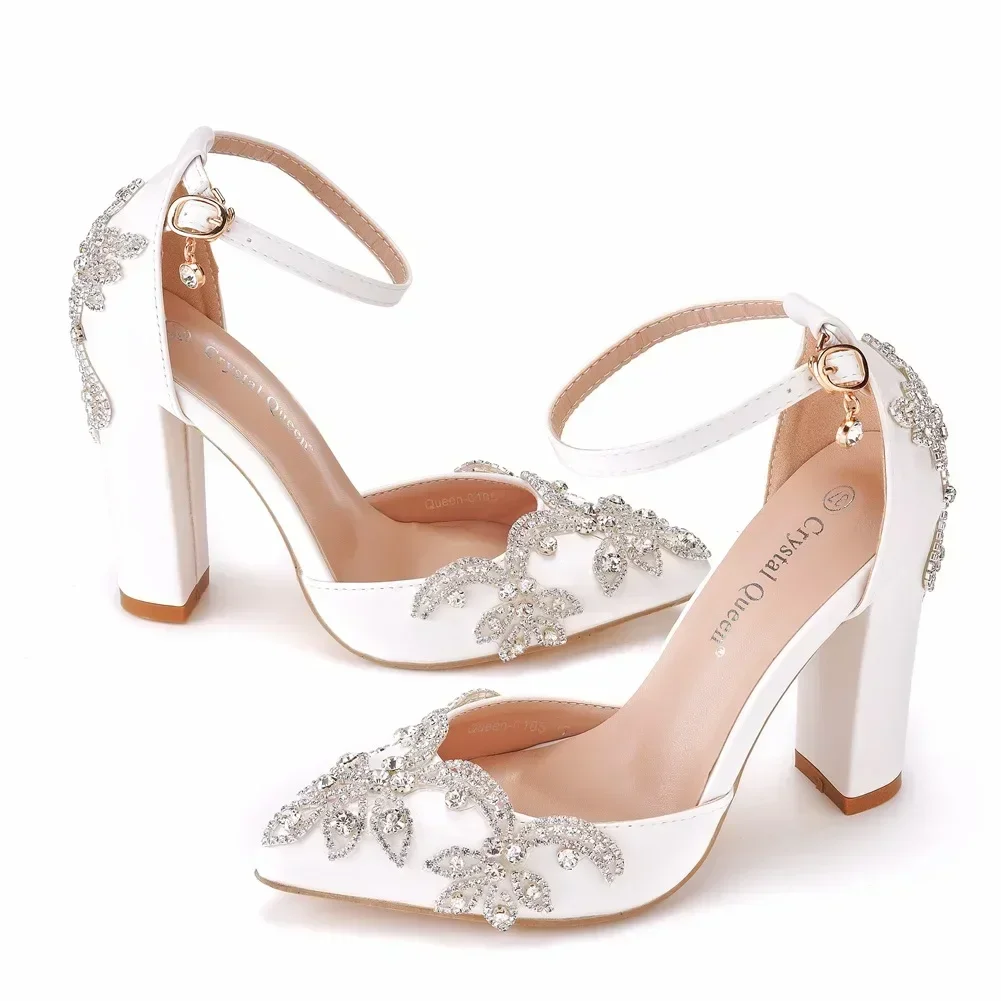 Wedding Fx - 2022 Dày Gót Mũi Nhọn Với