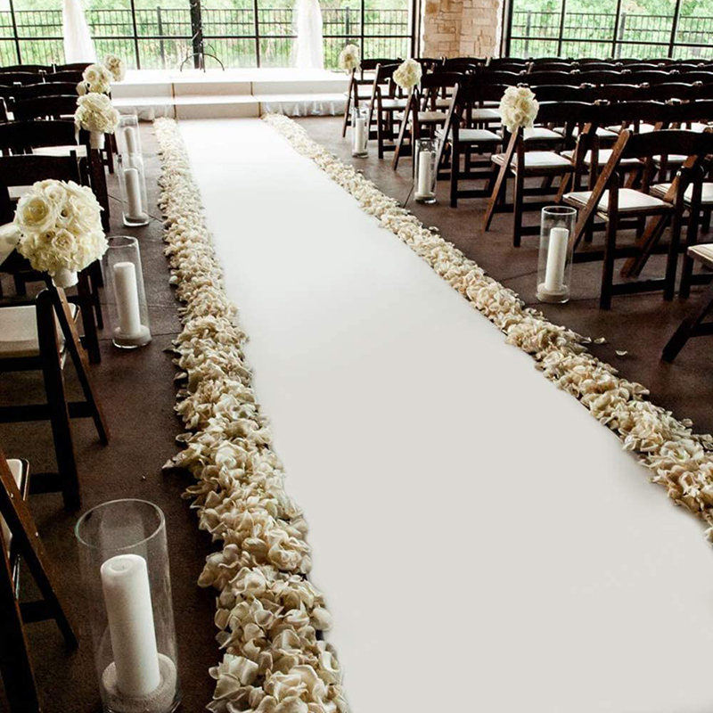 Aisle Runner White - Đám Cưới Lối Đi Á Quân