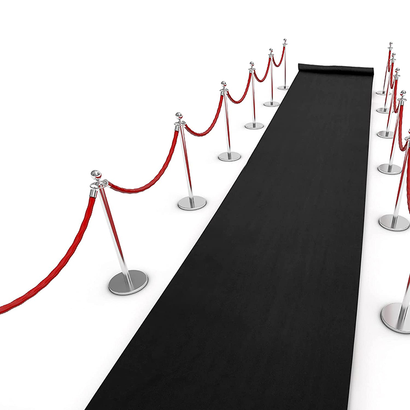 Aisle Runner White - Đen Thảm Chống Trơn Trượt Cưới