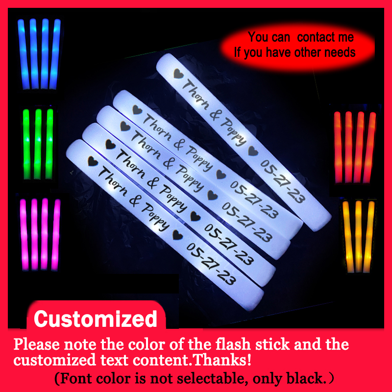 20/30/40Pcs RGB LED Glow Foam  - đánh giá và giá Wedding Supply In Bulk