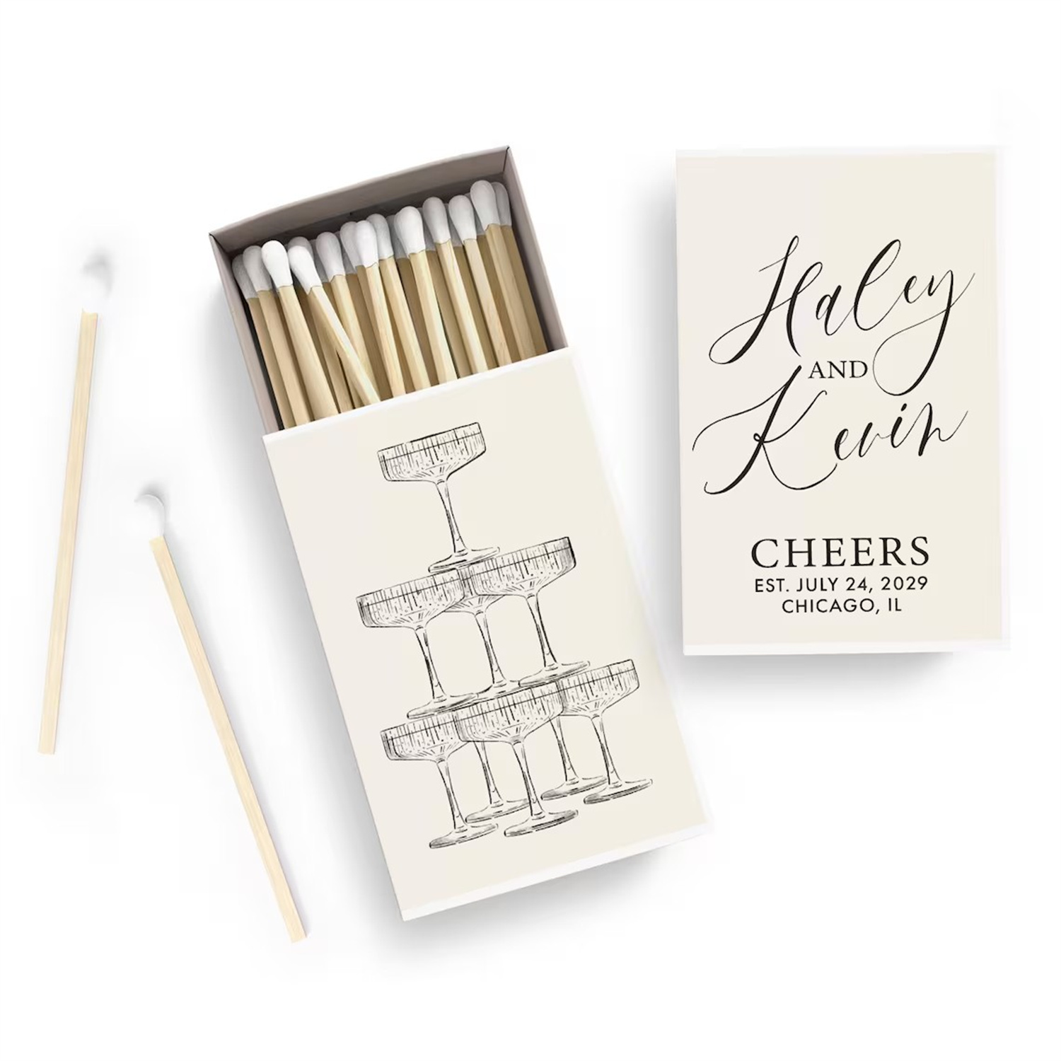 Aluminum Matchbox Silver or Go - đánh giá và giá Unity Candle Set