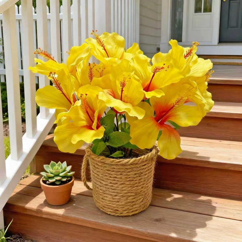 15 Flowers = 3 Bunches of Hibi - đánh giá và giá Centerpiece Vase Tall