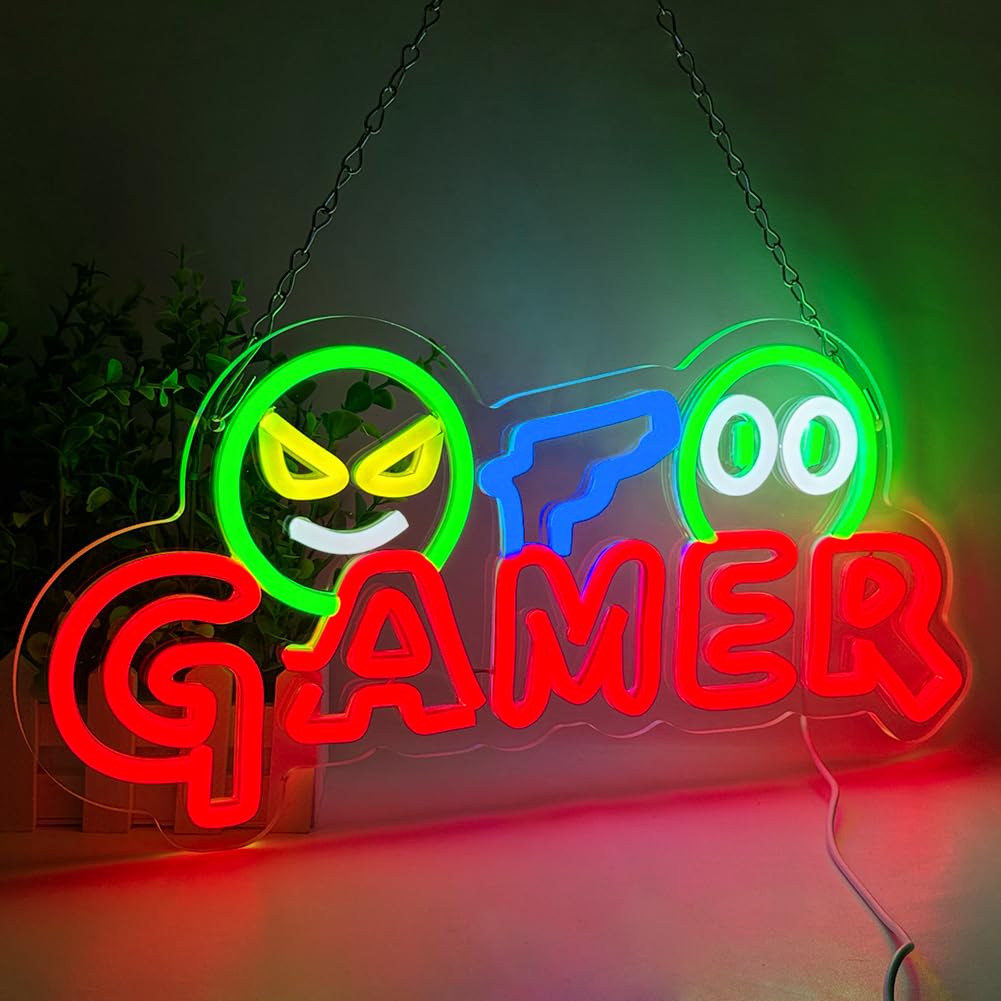 Gamer Neon Sign LED Wall Light - đánh giá và giá Wedding Led