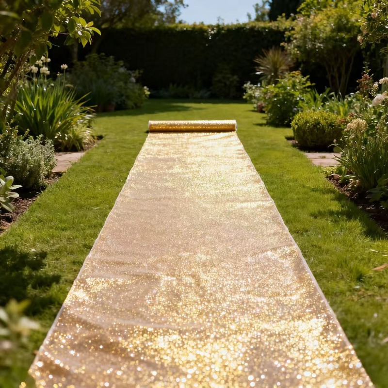 Sparkling Wedding Carpets, Chr - đánh giá và giá Aisle Runner White