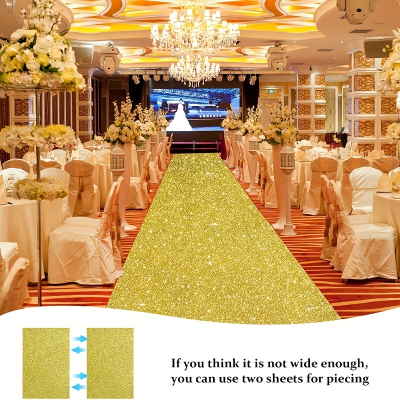 Golden wedding carpet, bridal  - đánh giá và giá Aisle Runner White