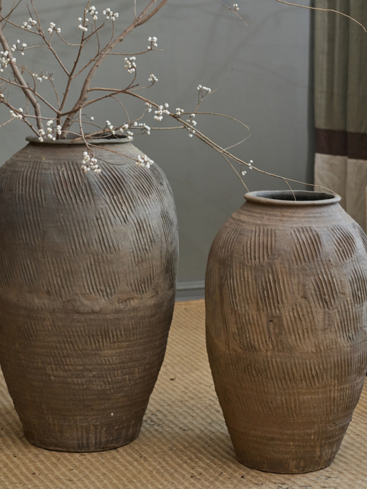 Retro Vintage Large Terracotta - đánh giá và giá Centerpiece Vase Tall