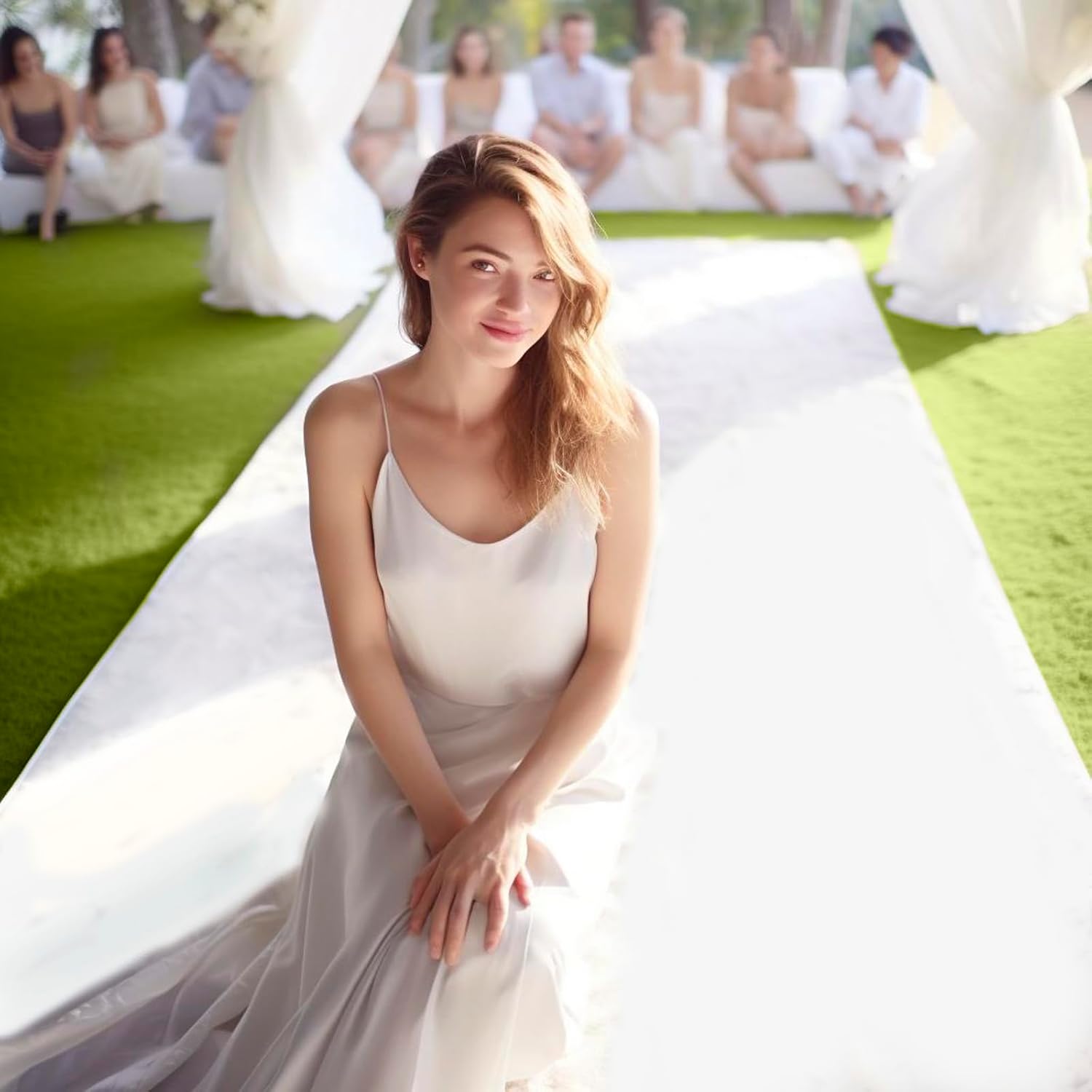 Durable Wedding Carpet, Suitab - đánh giá và giá Aisle Runner White