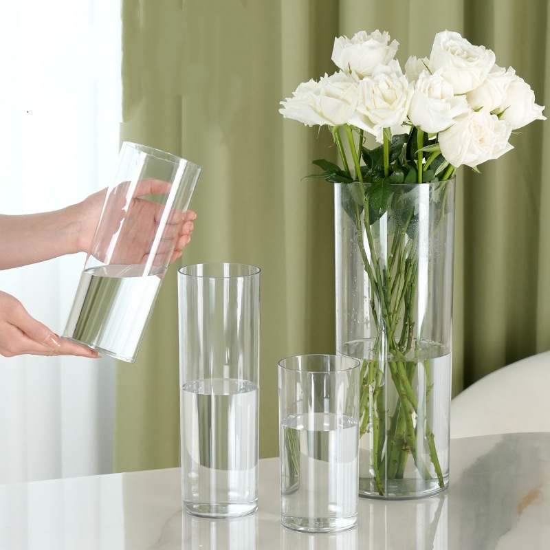 New Acrylic Clear Cylinder Flo - đánh giá và giá Centerpiece Vase Tall