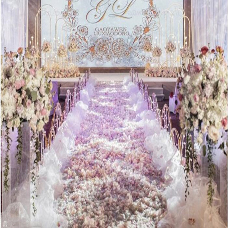 Elegant White Wedding Decorati - đánh giá và giá Aisle Runner White