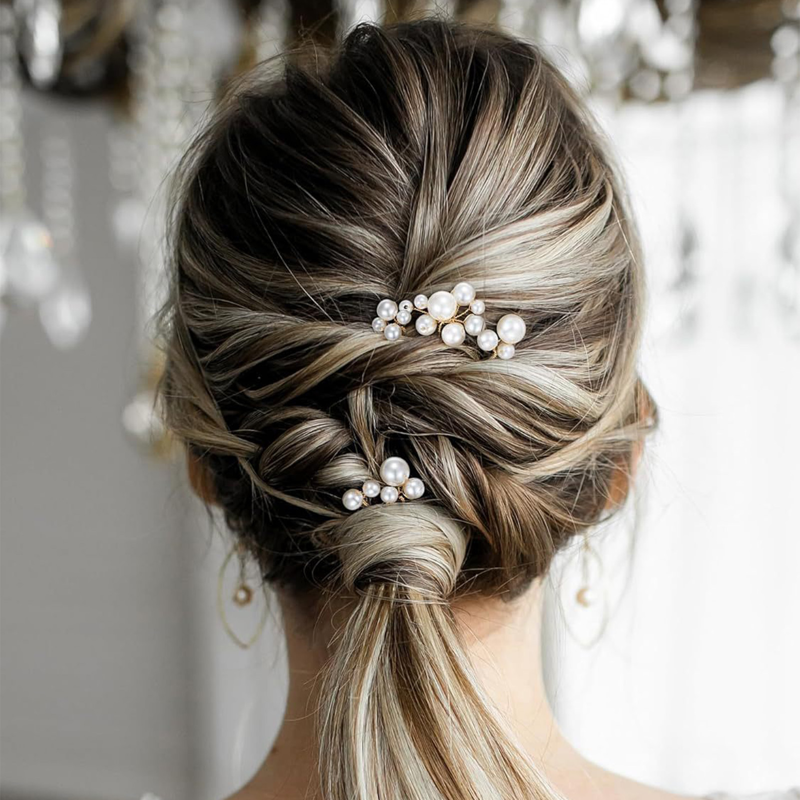 3pcs Bride Hairpin Trendy Hair - đánh giá và giá Wedding Supply List