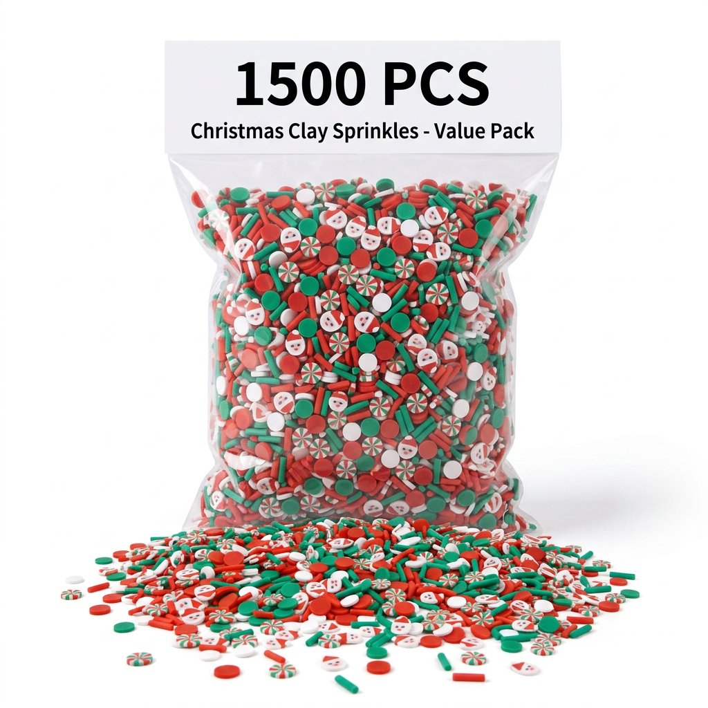 1500pcs Christmas Clay Sprinkl - đánh giá và giá Wedding Supply In Bulk