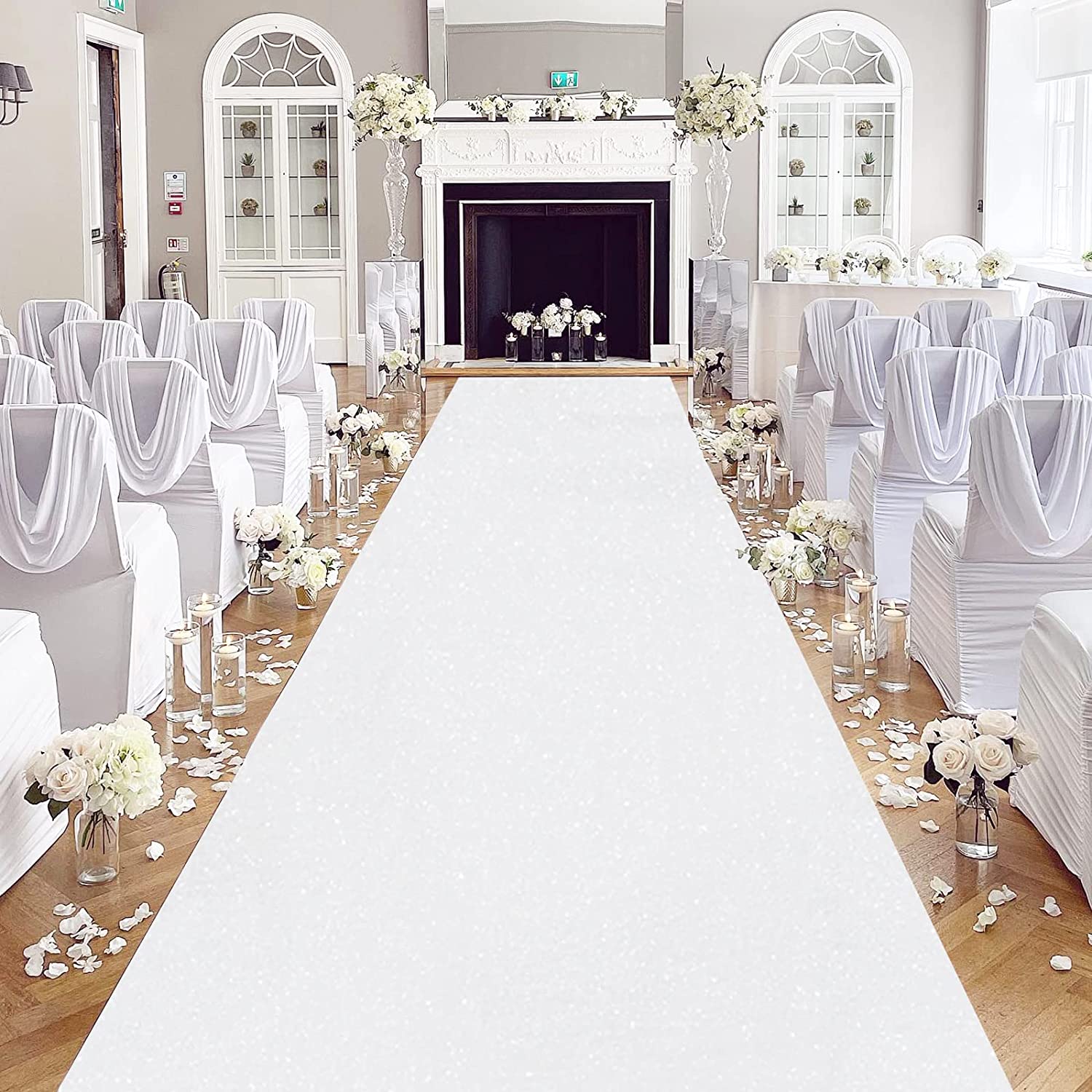 Romantic White Wedding Carpet, - đánh giá và giá Aisle Runner White