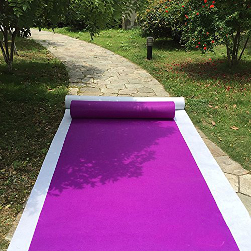 Pure Purple Non-woven Fabric W - đánh giá và giá Aisle Runner White