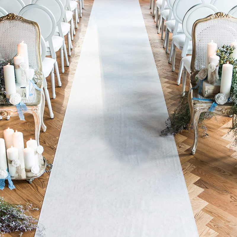 1.5M Chiều Rộng Trắng Thảm Cướ - đánh giá và giá Aisle Runner White
