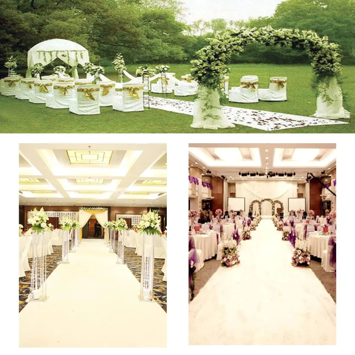 Custom Length Aisle Runner Wed - đánh giá và giá Aisle Runner White