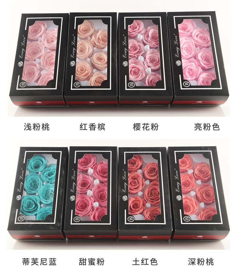 6pcs Eternal Rose Flower Heads - đánh giá và giá Wedding Supply In Bulk