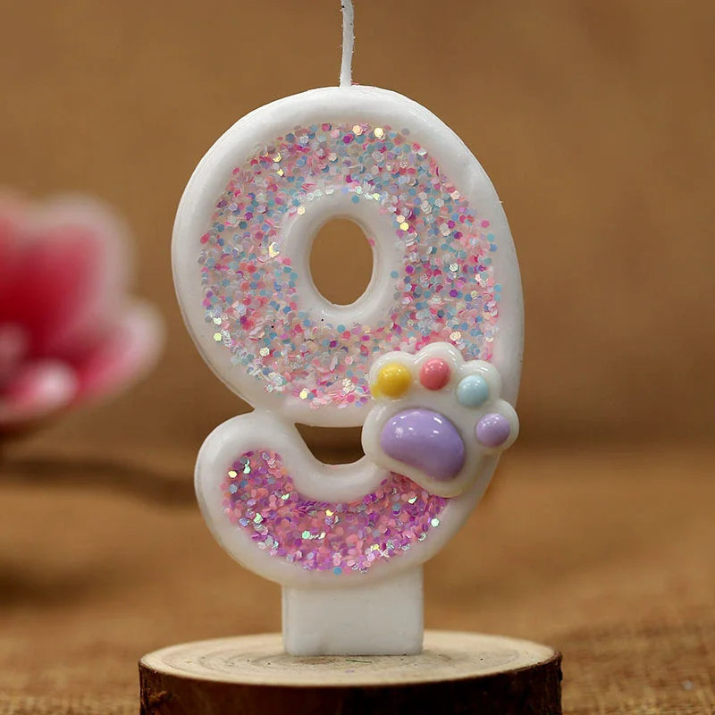 Creative Cute Cat Paw Cake Num - đánh giá và giá Unity Candle Set