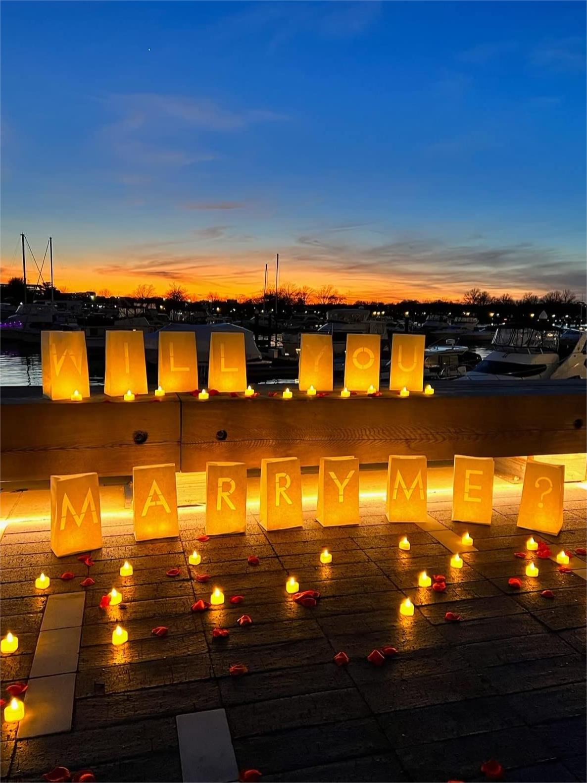 Will You Marry Me Proposal Dec - đánh giá và giá Unity Candle Set