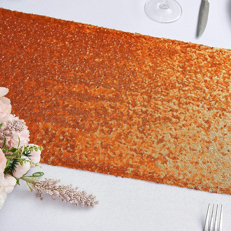 Orange Sequin Table Runner for - đánh giá và giá Table Runner Sequin