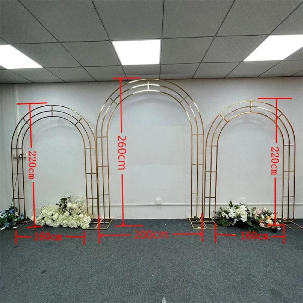 Metallic Gold Wedding Arch Sta - đánh giá và giá The Wedding Supply Store