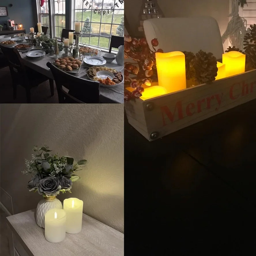 Flameless Flickering LED Candl - đánh giá và giá Wedding Power Supply